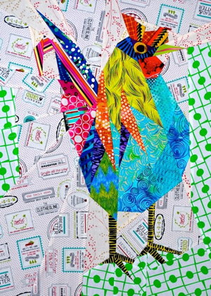 chicken pieced pattern by ann shaw